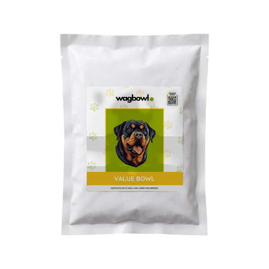 Wagbowl Value Bowl fresh dog food 1kg pouch