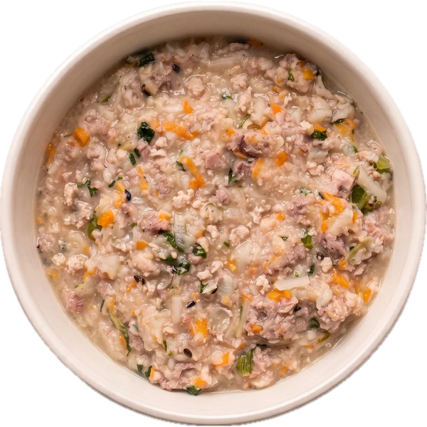 Chicken & Veg with Rice in a bowl